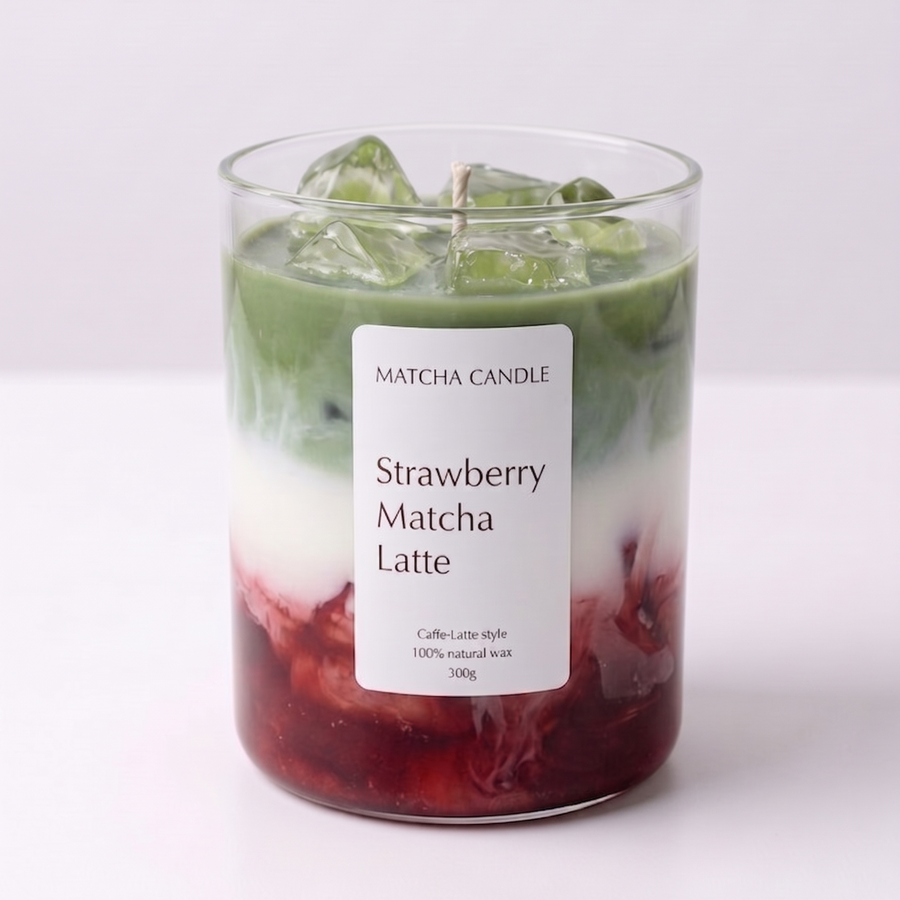 Strawberry Matcha Latte Candle